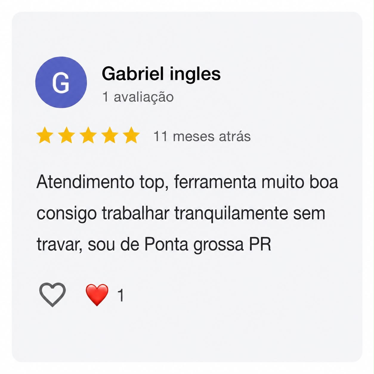 Avaliação 1